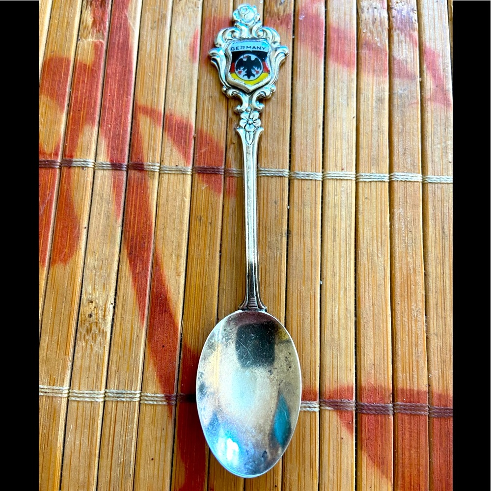 5/$10❤️❤️❤️Vintage German Silver Spoon Souvenir EJH80